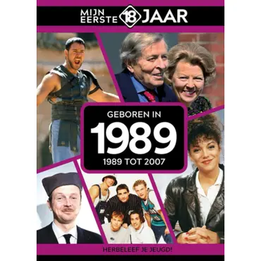 Boek mijn eerste 18 jaar 1989