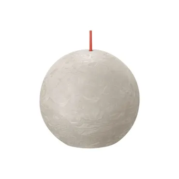 Bolsius Bolkaars 7,6cm Sandy Grijs