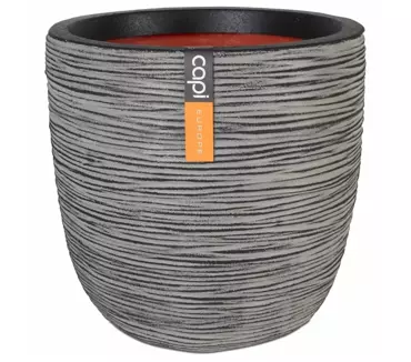 Capi Pot Bol Rib NL 43x41 cm - Antraciet