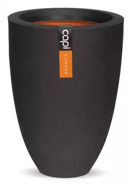 Capi Vaas Elegant Laag 36x47 cm - Zwart