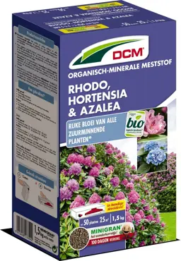 DCM meststof rhododendron, hortensia en azalea 1,5 kg