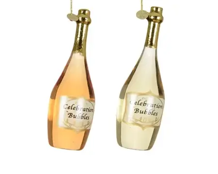 Decoris glas fles wijn bubbels - assortiment