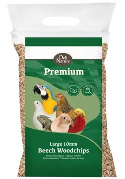 Deli nature Beukenhoutsnippers 10 mm grof 5kg