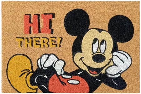 Deurmat pvc/cocos mickey hithere 60cm
