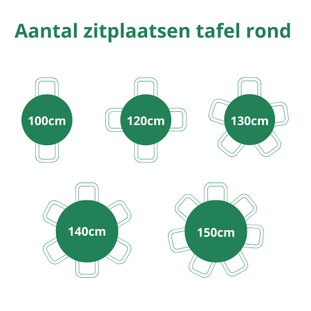 Dining Tuin Klaptafel Rond Milton Teak Ø90cm - afbeelding 3