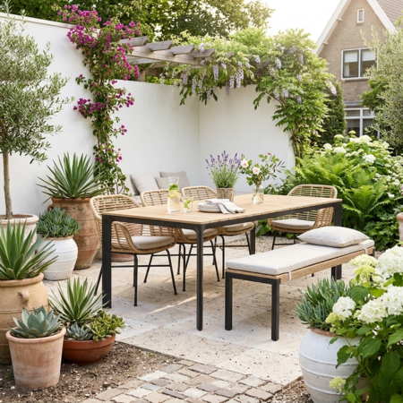 Dining Tuintafel Arezzo 200x90cm - afbeelding 2