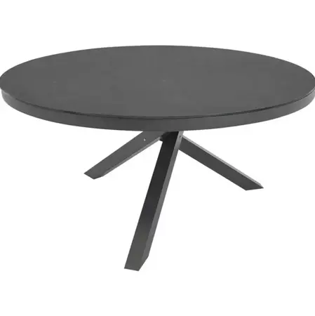 Dining Tuintafel Rond Mojito Ceramic Negro Ø150cm