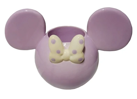 Disney 3D bloempot Minnie purple 5 cm