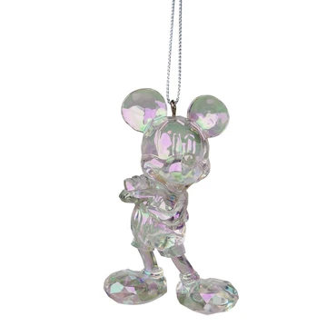 Disney kerstbal acryl mickey transparant