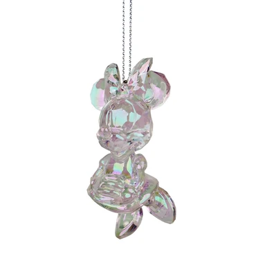 Disney kerstbal acryl minnie transparant