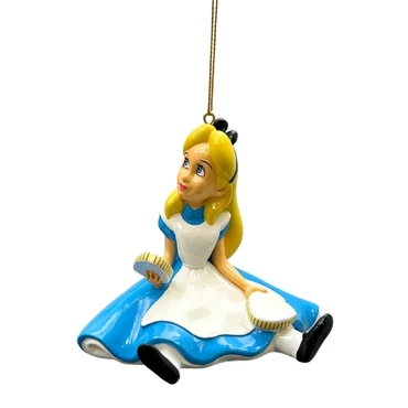 Disney kerstbal Alice zittend