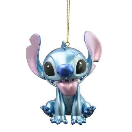 Disney kerstbal stitch metallic