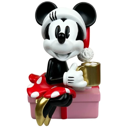 Disney tuinbeeld 3d minnie met mok 20cm