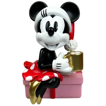 Disney tuinbeeld 3d minnie met mok 20cm