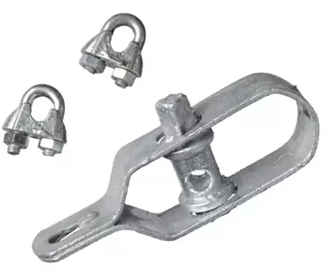 Draadspanset met 2 draadklemmen gegalvaniseerd