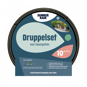 Druppelset voor 10 bloempotten