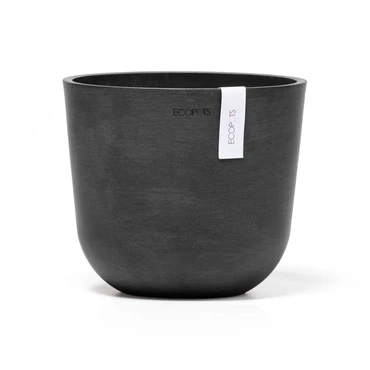 Ecopots Bloempot Oslo mini Ø19cm - Donkergrijs