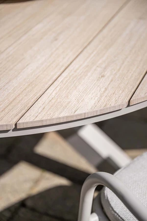 Edison tafel 148cm taupe / light teak vironwood - afbeelding 6