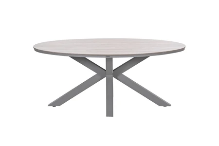 Edison tafel 180x115xH75cm taupe / light teak Vironwood - afbeelding 3