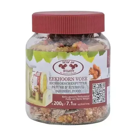 Eekhoorn voer pot 200g