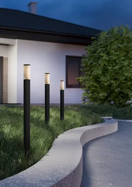 Eglo SALLE Vloerlamp 110cm ip54 zwart - afbeelding 4