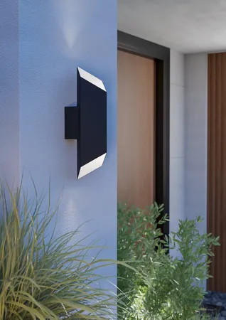 Eglo SPIAZZINA Wandleuchte ip55 zwart/wit - afbeelding 2