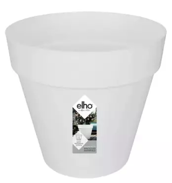 Elho pot+wiel loft urban rond D50cm wit