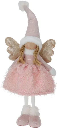 Engelmeisje M LED 50cm roze - afbeelding 2