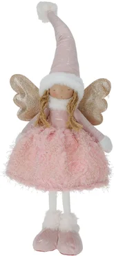 Engelmeisje M LED 50cm roze - afbeelding 2