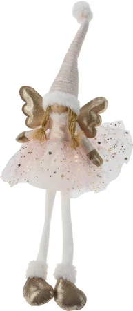 Engelmeisje M LED 60cm roze - afbeelding 2