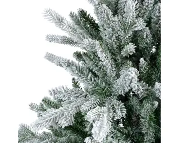 Everlands kunstkerstboom Allison 180cm groen/wit - afbeelding 3