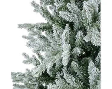 Everlands kunstkerstboom Allison 210cm groen/wit - afbeelding 3