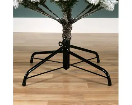 Everlands kunstkerstboom Allison 210cm groen/wit - afbeelding 5