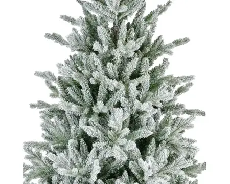 Everlands kunstkerstboom Allison 240cm groen/wit - afbeelding 2