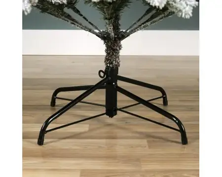 Everlands kunstkerstboom Allison 240cm groen/wit - afbeelding 5