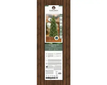 Everlands kunstkerstboom Killington 180cm groen/warm wit - afbeelding 6