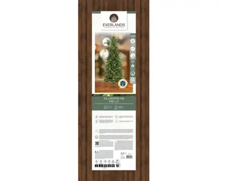 Everlands kunstkerstboom Killington 210cm groen/warm wit - afbeelding 6