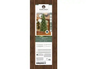 Everlands kunstkerstboom Killington 210cm groen/warm wit - afbeelding 6