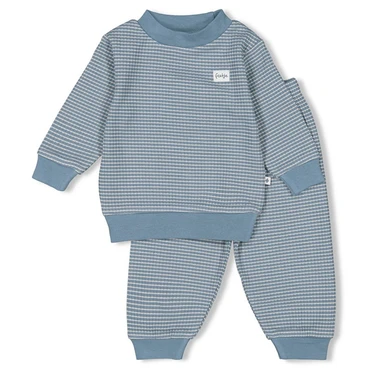 Feetje Wafelpyjama | ijs blauw | maat 62