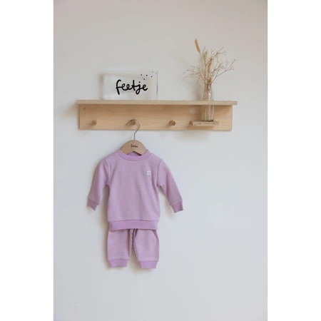 Feetje Wafelpyjama | lila | maat 62 - afbeelding 2