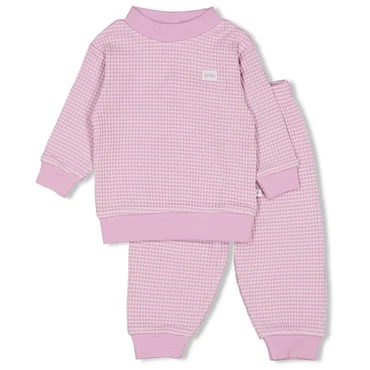 Feetje Wafelpyjama | lila | maat 74
