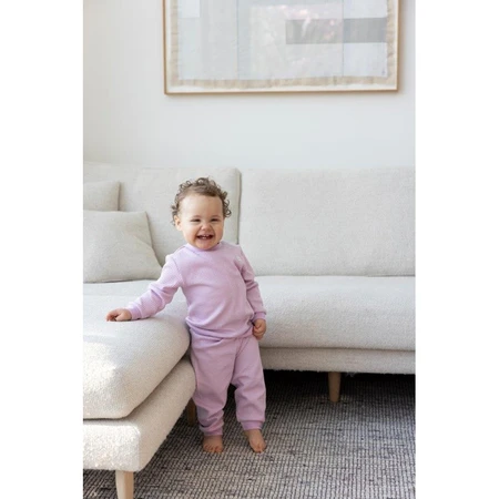 Feetje Wafelpyjama | lila | maat 80 - afbeelding 5