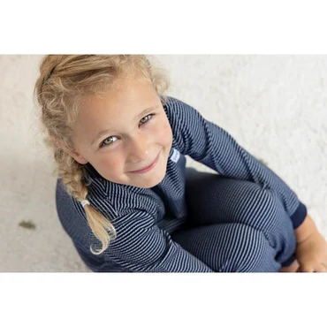 Feetje Wafelpyjama | royal blue | maat 110 - afbeelding 5