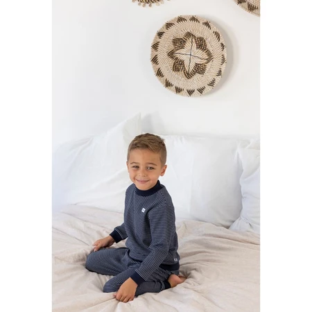 Feetje Wafelpyjama | royal blue | maat 68 - afbeelding 6