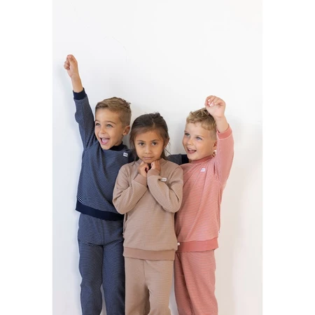 Feetje Wafelpyjama | royal blue | maat 92 - afbeelding 5