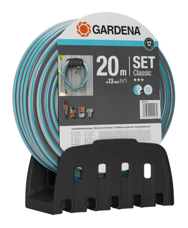Gardena Tuinslang classic + wandhouder 1/2 inch 20m