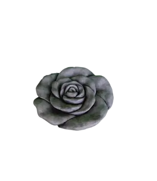 Gedenkbeeld bloem 19x19x6cm