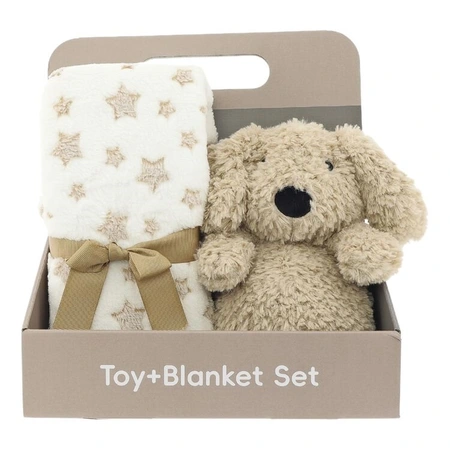 Giftbox buck 22cm dog brown