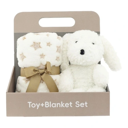 Giftbox buck 22cm dog white