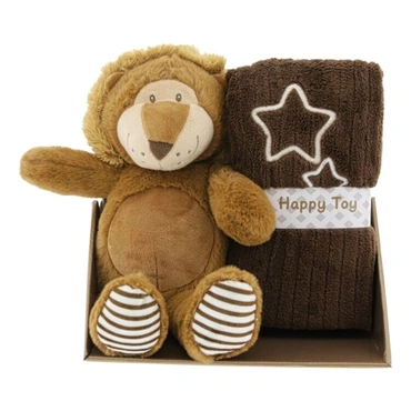 Giftbox finn 26cm/90x75cm leeuw